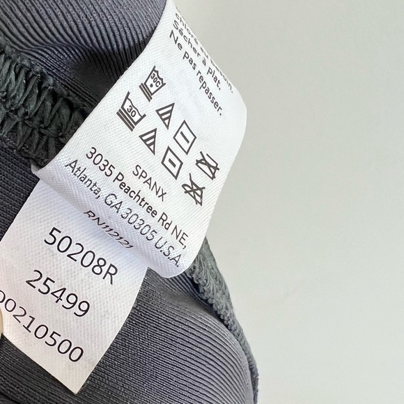 Spanx Booty Boost Active Leggings Metallic Gray Size Large - Picture 12 of 12